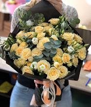 Букет цветов из:  Розы и Лизиантусы #REPLACE_PRED# Медведево
